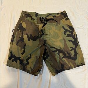 Men's  BirdWeil Camouflage Swim Shorts board shorts size 32